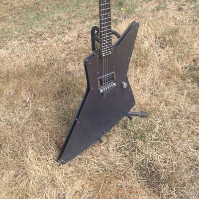 R. L. James Guitars "Monster" Model (Explorer) *BRAND NEW* 2022 Halographic Universe and Flat Black image 12