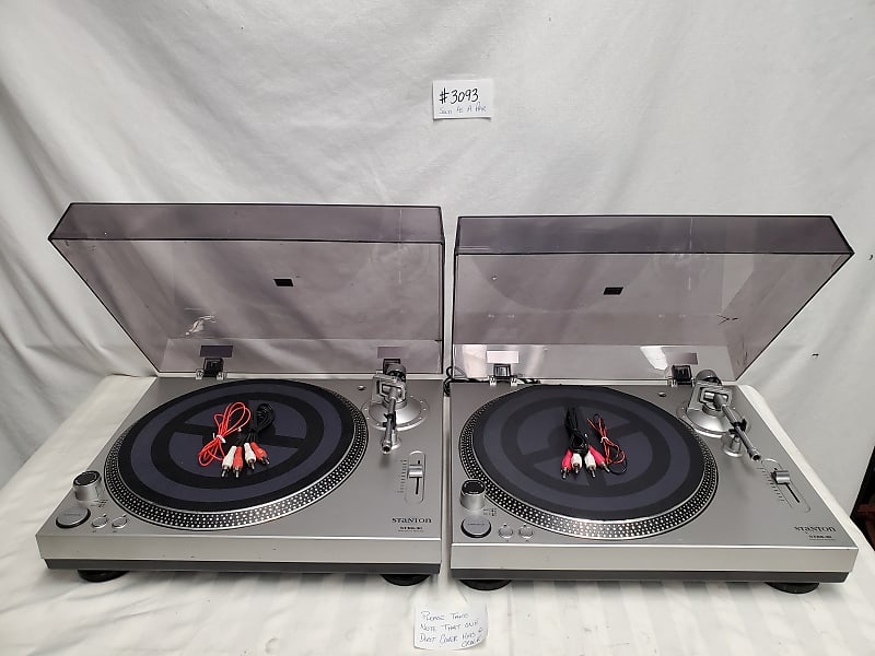 STANTON STR8-30 DIRECT DRIVE TURNTABLES #3093 SOLD AS A PAIR | Reverb