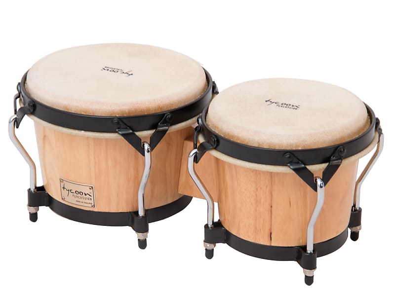 Tycoon STB-B BN Supremo Series 7/8.5” Bongos In Natural | Reverb