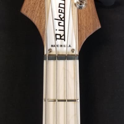 Rickenbacker 4003W Walnut Electric Bass, Maple Neck, Full Inlay, Wired For Stereo, W/Case image 11