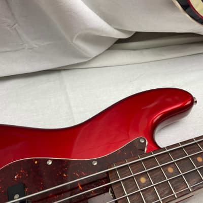 Fender American Original '60s Jazz Bass 4-string J-Bass with COA & Case 2018 - Candy Apple Red / Rosewood fingerboard image 5