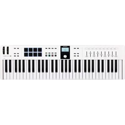 Arturia KeyLab Essential 61 MkIII MIDI Controller - White
