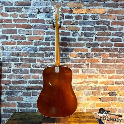 Framus Texan 12 String Acoustic Guitar w/ GB (1960s - Sunburst) image 9
