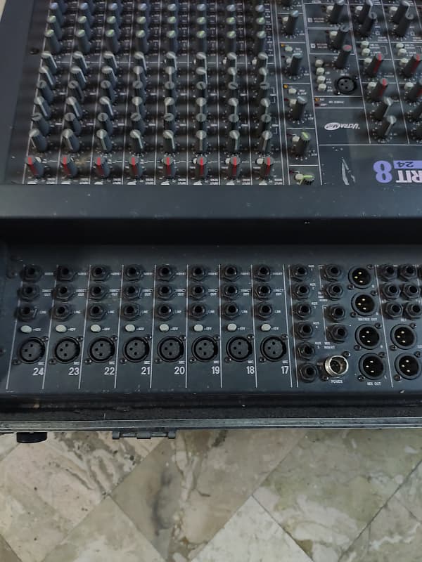 Soundcraft Spirit Live 8 24 Channel Mixer (With FlightCase) | Reverb