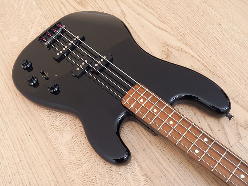 1984 Fender P-J Bass, Jazz Bass Special Model PJ555 Black, Japan