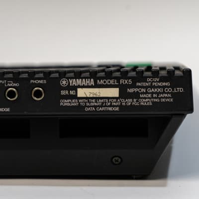 Yamaha RX5 Digital Rhythm Programmer Drum Machine with Power Supply & Data Card image 6