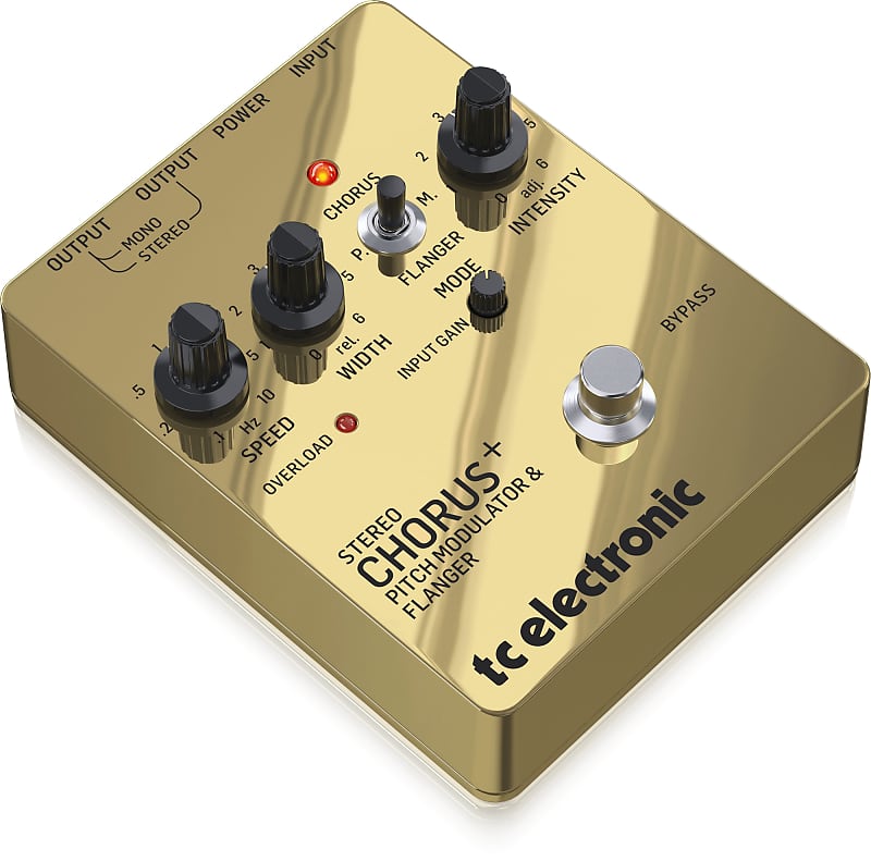 TC Electronic SCF GOLD SE special edition Stereo Chorus Flanger Pedal with 3 modulation modes image 1