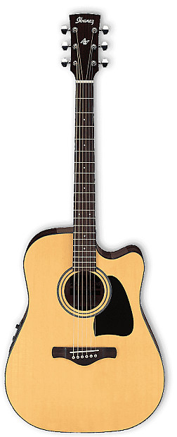 Ibanez Artwood Series AW50ECE Solid Top Dreadnought Acoustic-Electric Guitar image 1