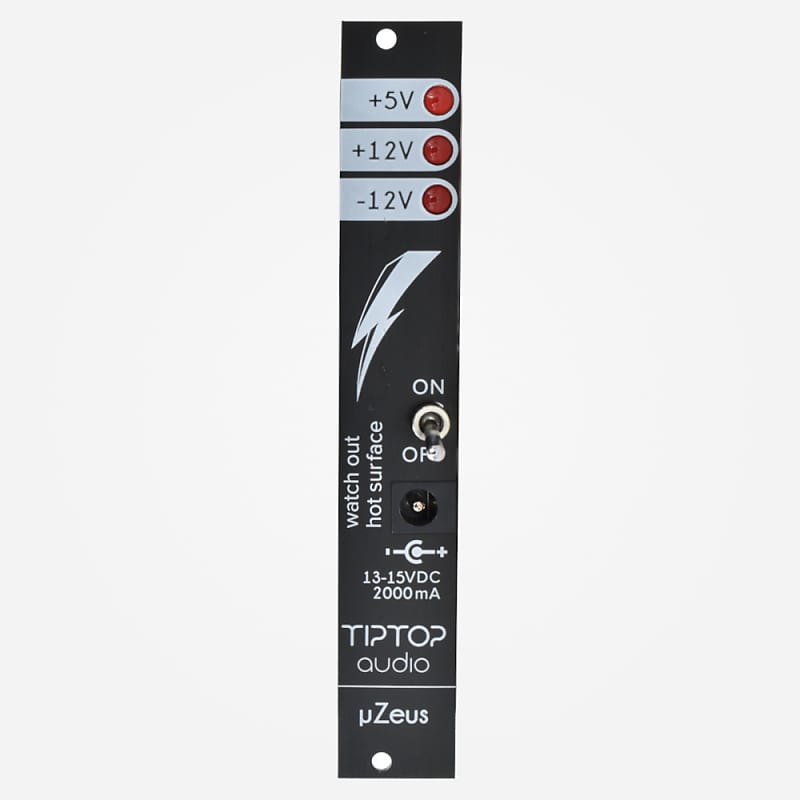 Tip Top Audio uZeus PSU with Flying Busboards (Black Panel) Reverb