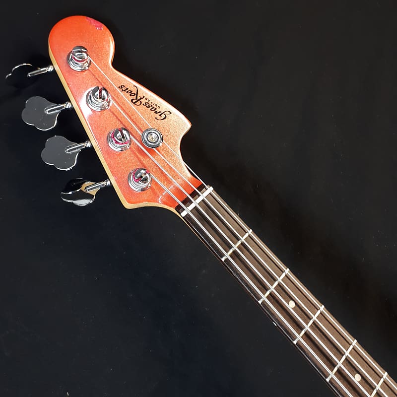 Grass Roots by ESP Jaguar Bass GT64B IV Tetsuya 2000s - Sparkle Red