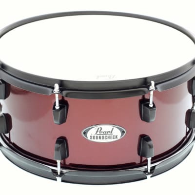 Pearl Soundcheck New  Red Wine Snare Drum 14" x 5.5" image 1