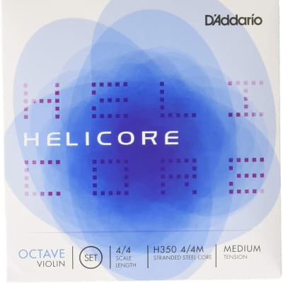 D'Addario H350 4/4M Helicore 4/4 Octave Violin Strings - Medium