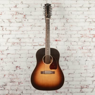 Gibson J-45 Standard 12-String Acoustic Electric Guitar Vintage Sunburst image 2