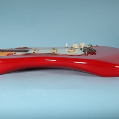 Vintage 1980s Squier Bullet 1 One Made in Korea Ferrari Red MIK Electric Guitar image 15