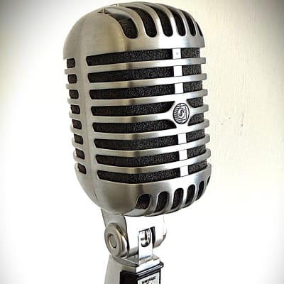 MINT Shure 55SH Series II Unidyne Dynamic Microphone, w/stand & cable, Listen!