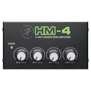 Mackie HM-4 Home Studio Recording 4-Way 1/4" TRS Stereo Headphone Amplifier