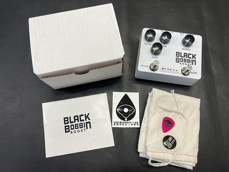 Old Blood Noise Endeavors Black Bobbin Boost Pedal  New! image 1