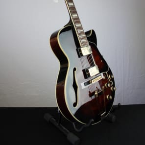 Ibanez AG95 DBS Hollow Body Electric Guitar 2015 Dark Brown Sunburst Repacked Retail Box image 4