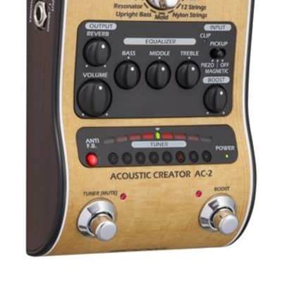 Zoom AC-2 Acoustic Creator Pedal With Sound Modelling And DI Box image 4