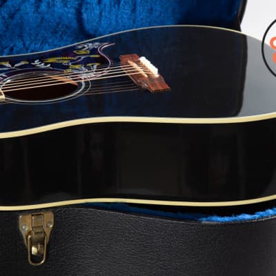 2014 Gibson Custom Shop Hummingbird Ebony Black image 4