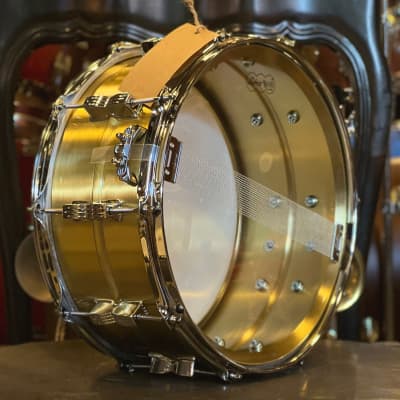 NEW Ludwig 6.5x14 Acro Brass Snare Drum image 5