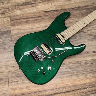FU-Tone FU Pro Guitar 2024 - Trans Green for sale