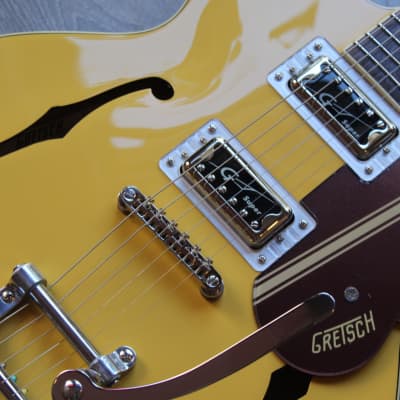 GRETSCH "G2604T Limited Edition Streamliner Rally ,Two-Tone Bamboo Yellow Copper Metallic" image 4