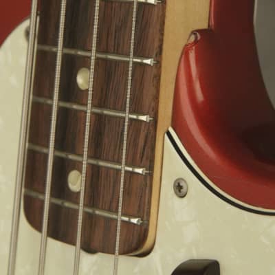 original 1971 Fender MUSTANG BASS Competition Red w/MATCHING HEADSTOCK!!! image 6
