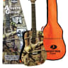 Indiana MO-34 Mossy Oak 34" Acoustic Guitar Camouflage w/ Orange Bag