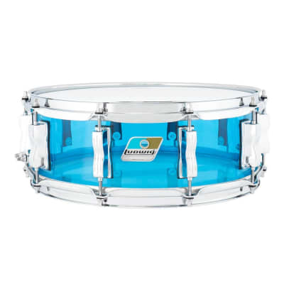 Ludwig Vistalite Snare Drum 14x5 modrýLudwig Vistalite Snare Drum 14x5 modrý  