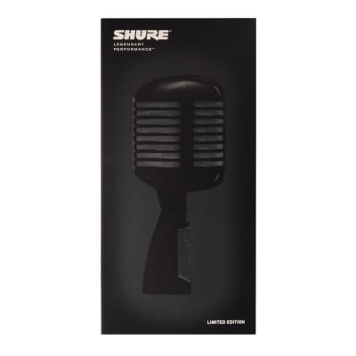美中古 Shure Super 55-BLK Pitch Black Open Box Shure Super 55-Black Limited Edition Dynamic