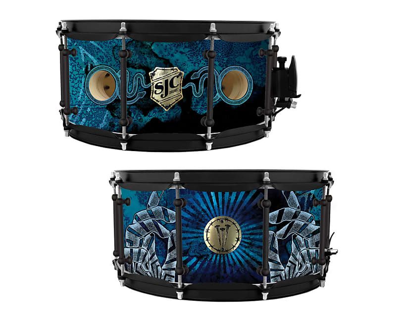 SJC Custom Drums Jay Weinberg Signature 6.5"x14" Snare Drum Reverb