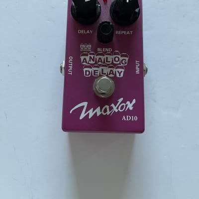 Maxon AD10 Compact Series Analog Delay Echo Guitar Effect Pedal MIJ Japan image 1