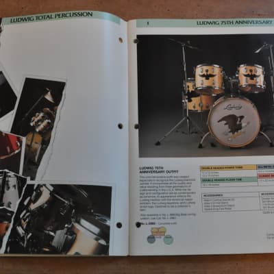 Ludwig Total Percussion vintage catalog booklet brochure. 1984 image 3