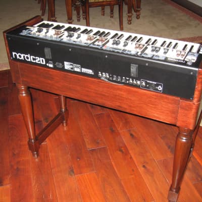 Nord C2D Dual 61-Key Manu Organ, custom wood B3 style stand