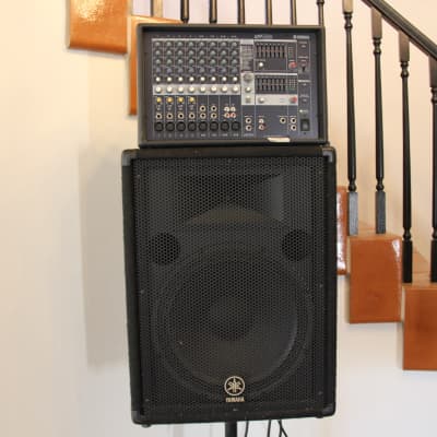 Yamaha EMX512SC+BR15 Speakers Black PA image 3