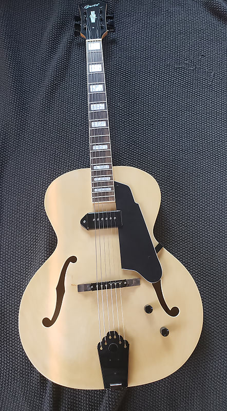 Grote Natural Hollow Body Jazz Electric Guitar 2020 Natural | Reverb