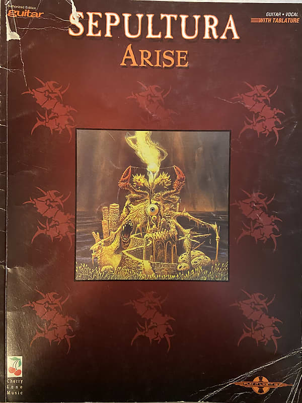 Sepultura - Arise - Guitar Tab / Tablature Book | Reverb