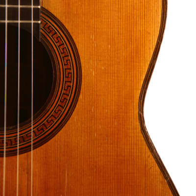 Enrique Sanfeliu 1920 - rare and beautiful classical guitar in the style of Enrique Garcia + video! image 4