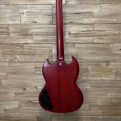 Epiphone 1961 Les Paul SG Standard guitar 2023 - Aged Sixties Cherry 6lbs 12oz w/hard case. Mint! image 10