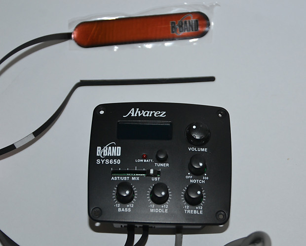 Alvarez B-Band SYS650 B-Band Dual Pickup System Black | Reverb