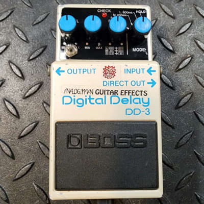 ギター Analog.man boss DD-3 high cut mod Boss DD-3 Digital Delay with Analogman High Cut Mod 3 Way