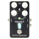 Electro-Harmonix Oceans 11 Reverb - Tremolo, shimmer, phase, flange, delay - W/Power Supply