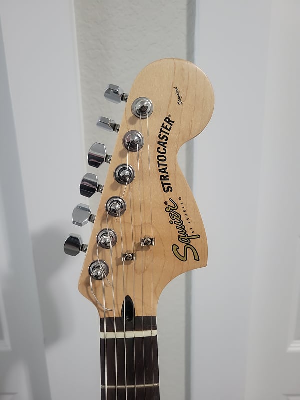 2001 Squier Standard SSH Stratocaster in Black Sparkle Made