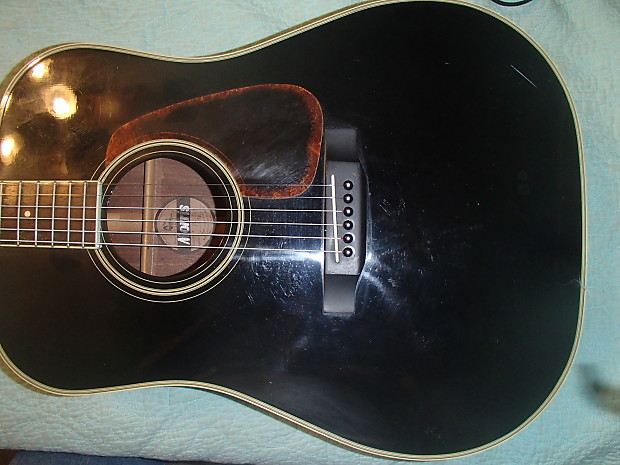 Morris MD-507 1980's Rare Black colored version acoustic