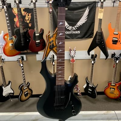 ESP LTD F-200 Electric Guitar Black Satin for sale