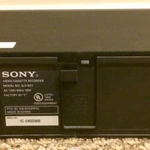 Sony Hi-Fi VCR SLV-N51 Late 90's Black image 2