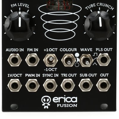 Erica Synths Fusion VCO V2 Analogue Oscillator Eurorack Module with Tube Overdrive and Audio Input image 1