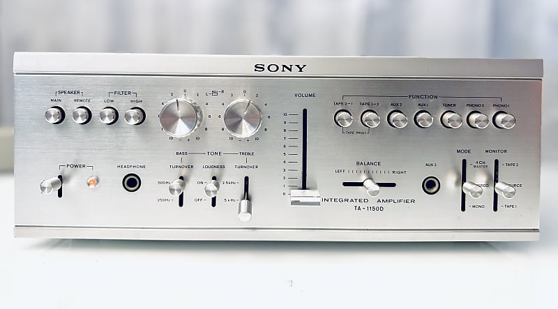 Vintage Sony TA-1150D Stereo Integrated Amplifier - Serviced + Cleaned