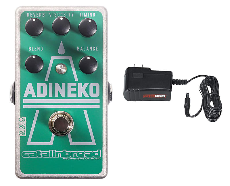 Catalinbread Adineko Oil Can Delay + Gator 9V Power Supply Combo